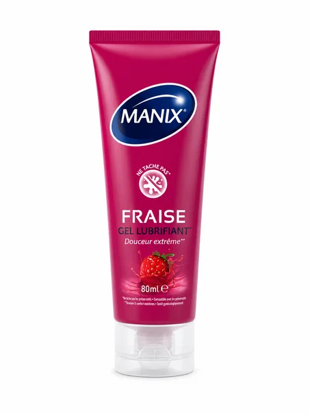 MANIX Fraise Gel Lubrifiant 80ml