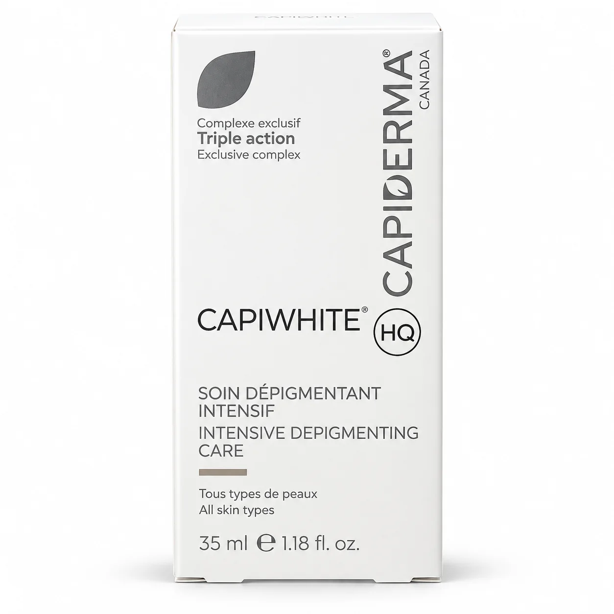 CAPIDERMA Capiwhite HQ – Soin Dépigmentant Intensif Anti-Taches 35 ml