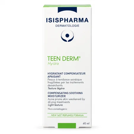 ISISPHARMA Teen Derm Hydra – Hydratant Apaisant Peaux à Tendance Acnéique 40 ml