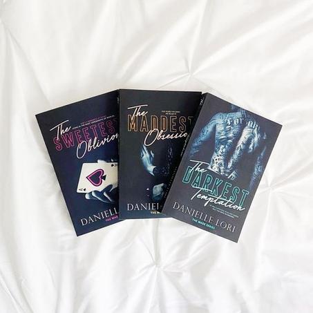 The Made book series by Danielle Lori includes books The Sweetest Oblivion, The Maddest Obsession, and The Darkest Temptation.