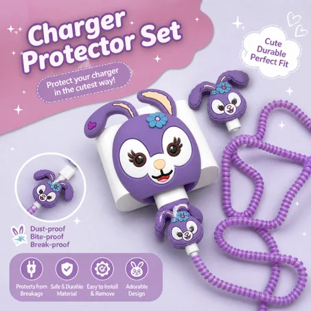 Purple Charger Protector