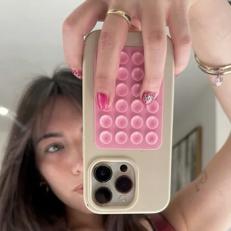 Pink sticky gripper