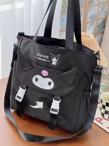 Kuromi Black Shoulder Bag 💜🖤