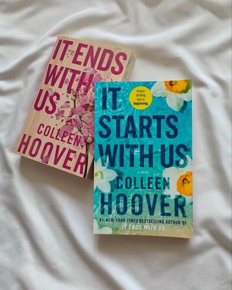 It Starts With Us and It ends With Us By Colleen Hoover 2 Books Collection Set
