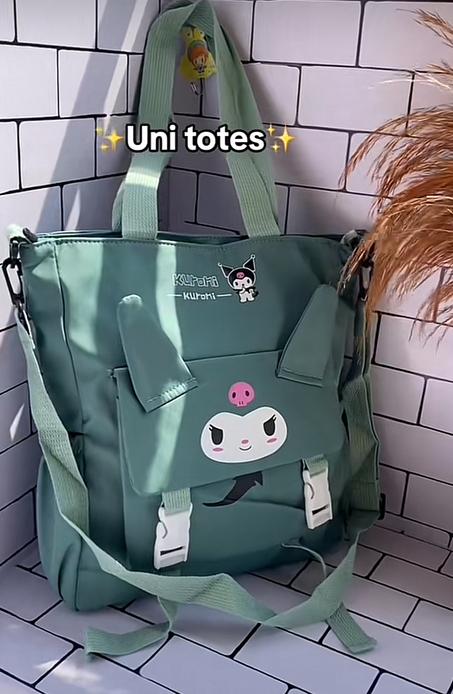 Kuromi Green Shoulder Bag