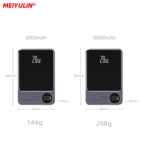 Batterie externe 10000 mah شاحن لاسلكي قوة البنك