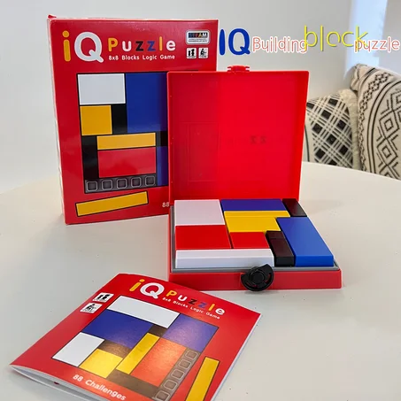 IQ Puzzle Blocks: 88 Challenges for Kids