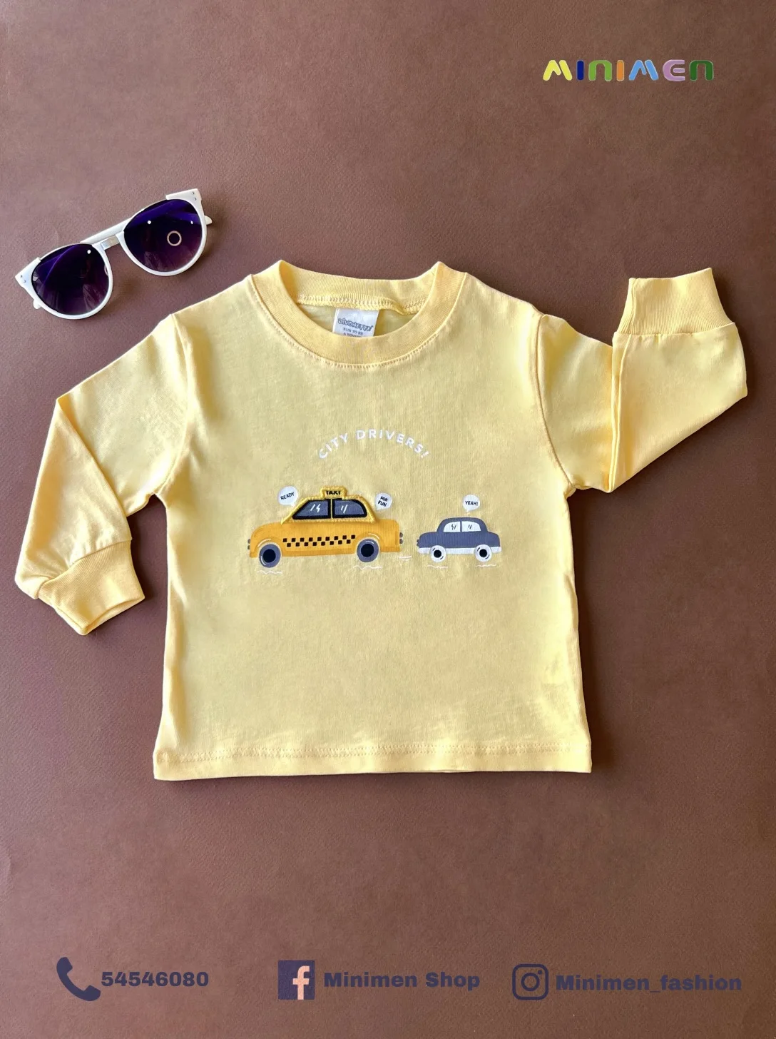 Sweatshirt bébé en coton motif voiture