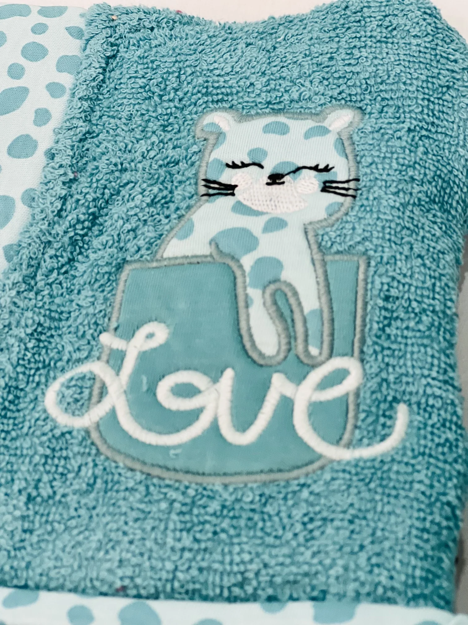 Sortie de bain bébé  4 piéces