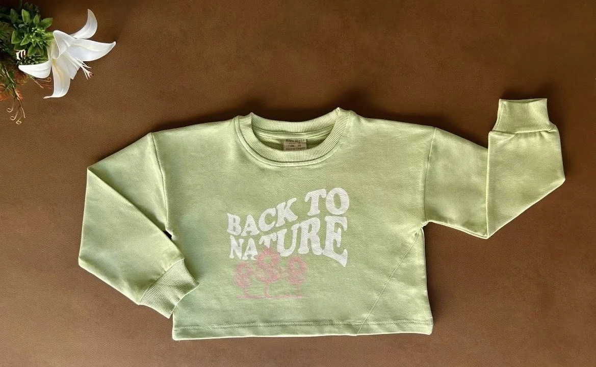 T-shirt "Back To Nature" pour les filles