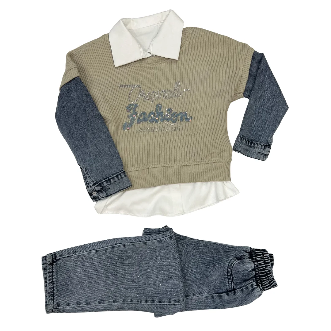 Ensemble Tricot Cochet Pantallon