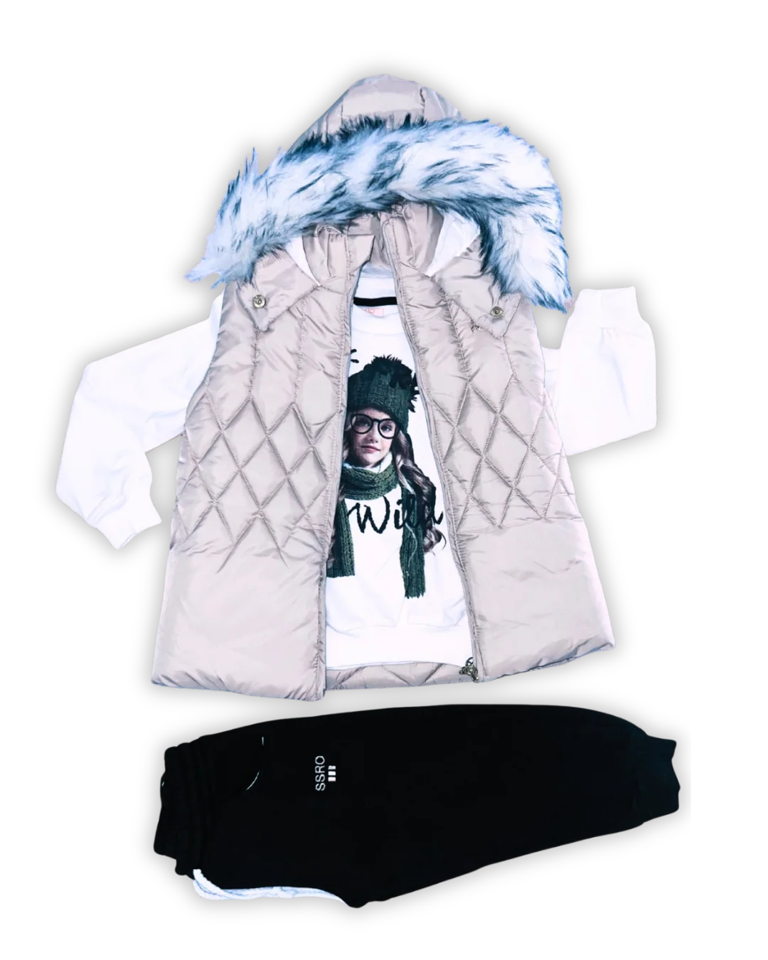 Jogging 3 pièces  pour les filles SSRO