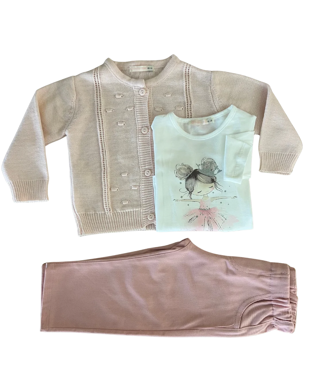 Ensemble 3 pièces  pour les filles Happy Girl