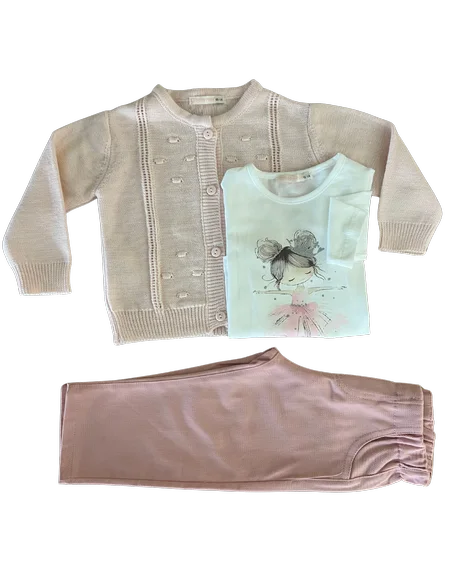 Ensemble 3 pièces  pour les filles Happy Girl