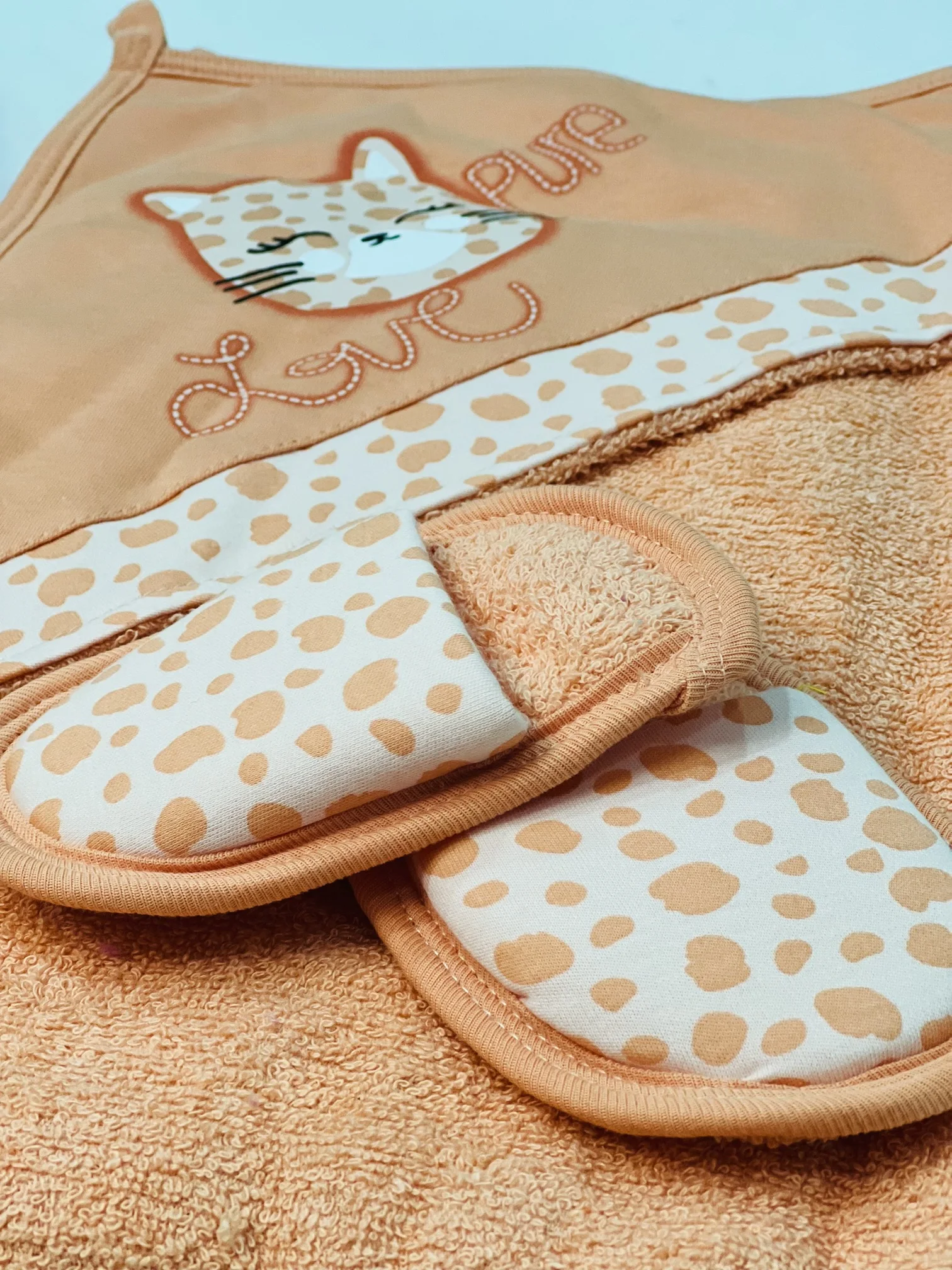 Sortie de bain bébé  4 piéces