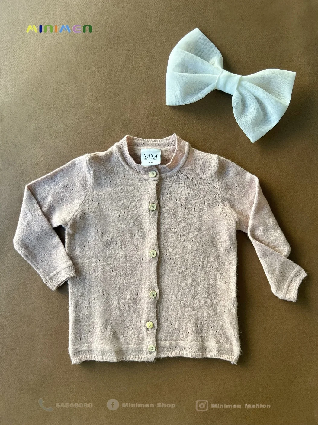 Cardigan en coton enfant fille