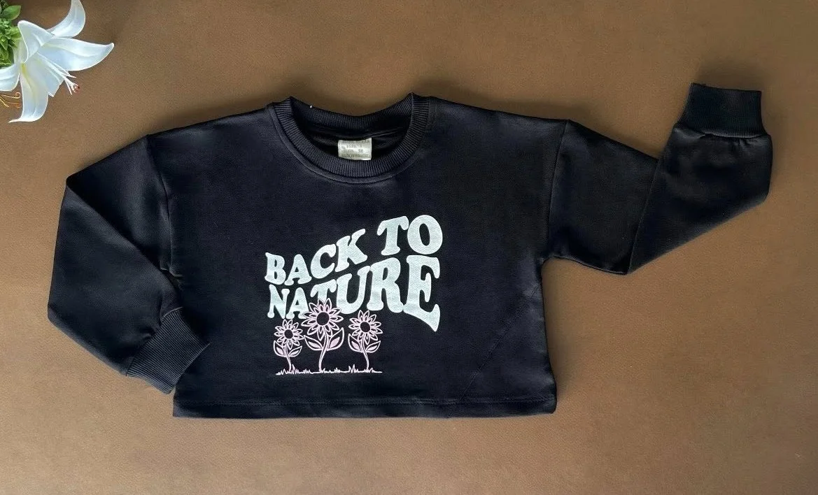 T-shirt "Back To Nature" pour les filles