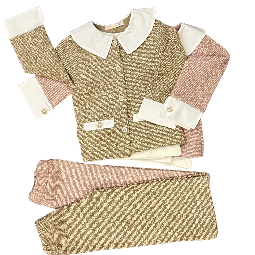 Ensemble 3 Pièces Chanel Baby Rose