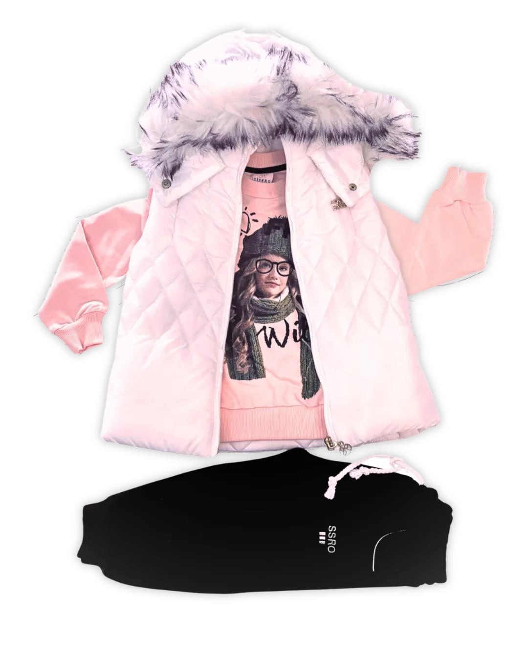 Jogging 3 pièces  pour les filles SSRO