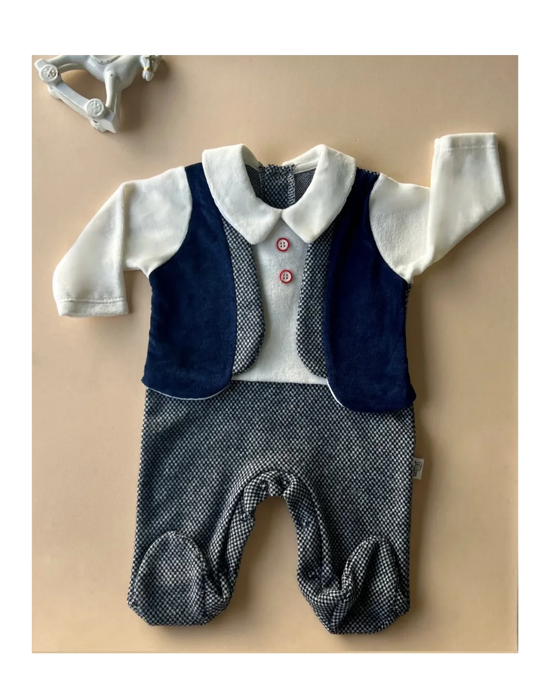 Pyjama bébé en velours