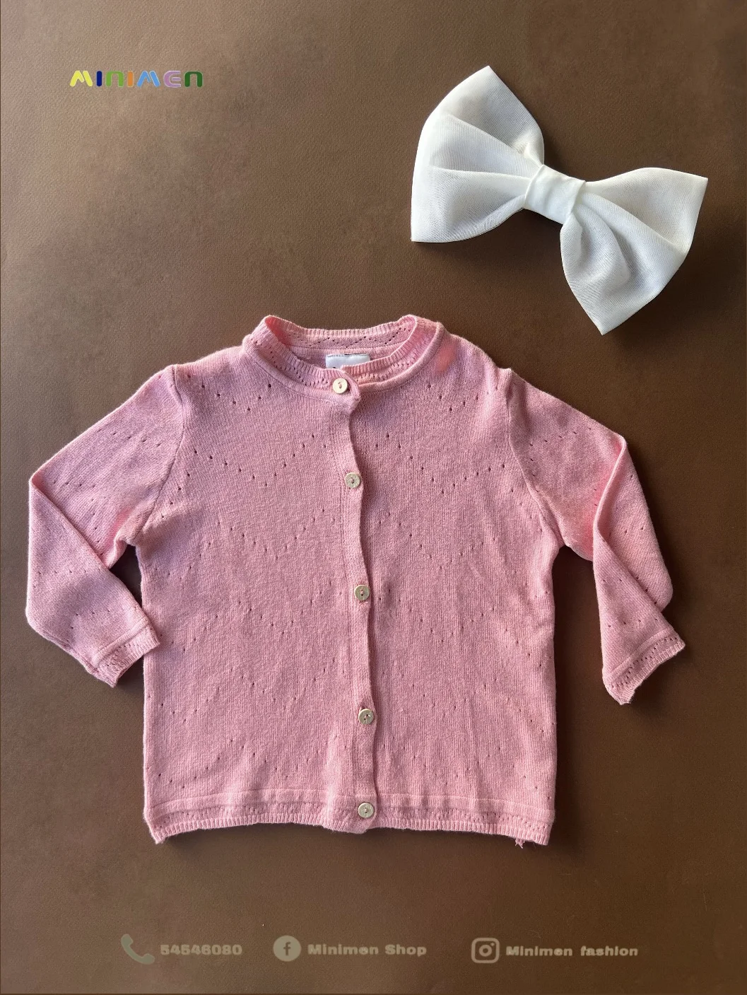 Cardigan en coton enfant fille