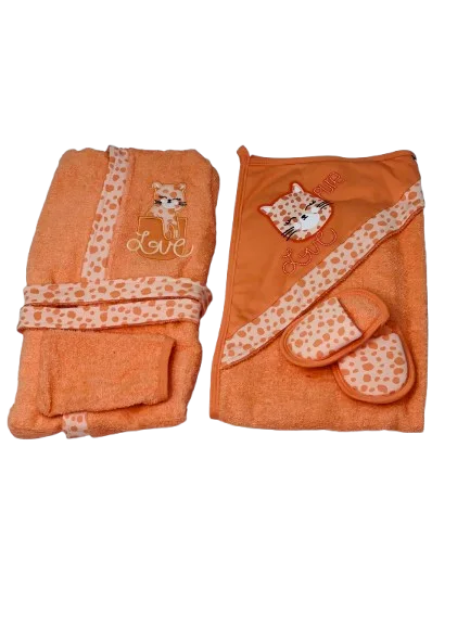 Sortie de bain bébé  4 piéces