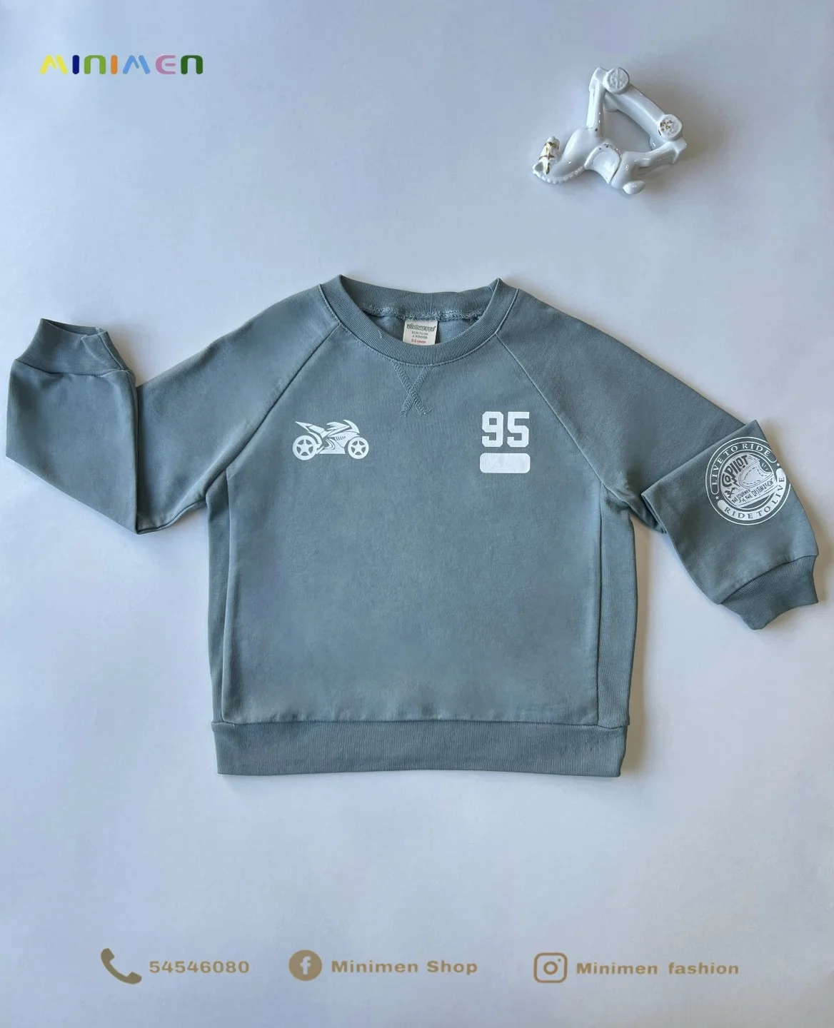 Sweatshirt enfant en coton imprimé