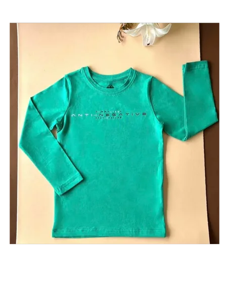 Tee-shirt enfant manches longues en coton