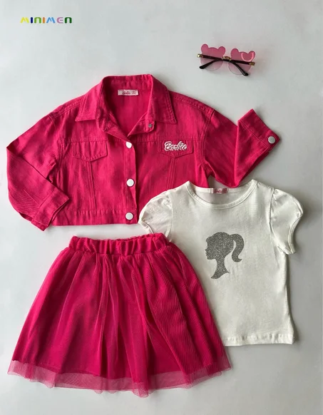 Ensemble fille trois piéces Barbie