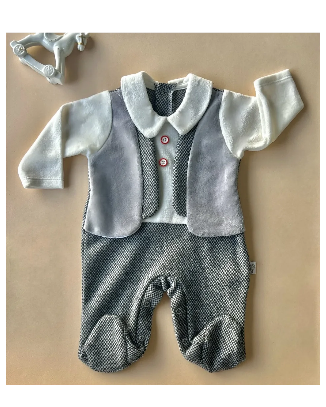Pyjama bébé en velours