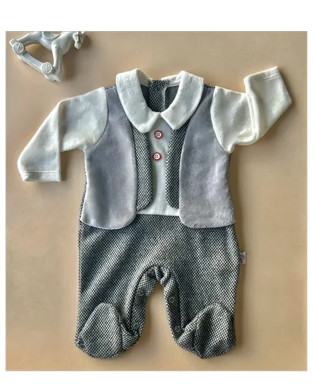 Pyjama bébé en velours
