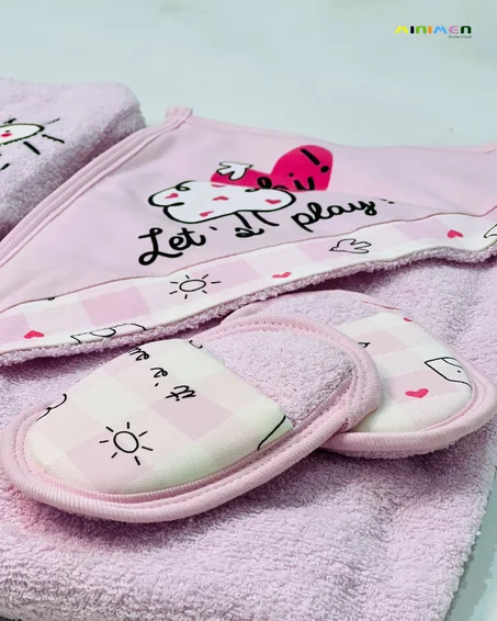 Sortie de bain bébé  4 piéces