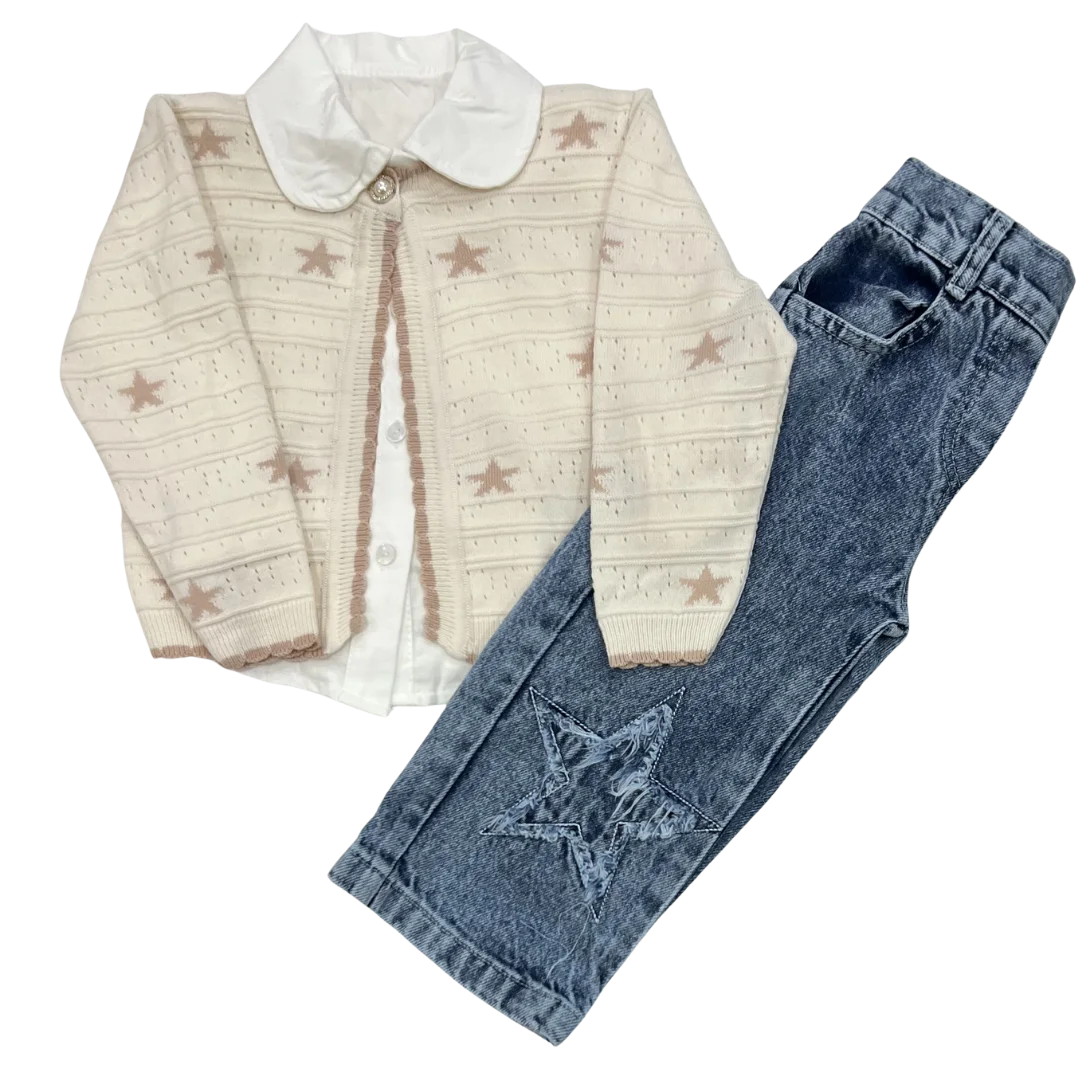 Ensemble  3 Pièces Gilet Njema