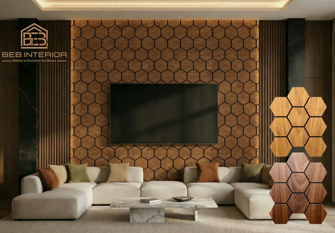 Habillages muraux décoratifs en bois