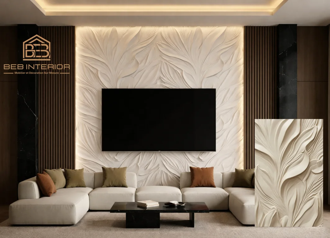 Habillages muraux décoratifs en bois