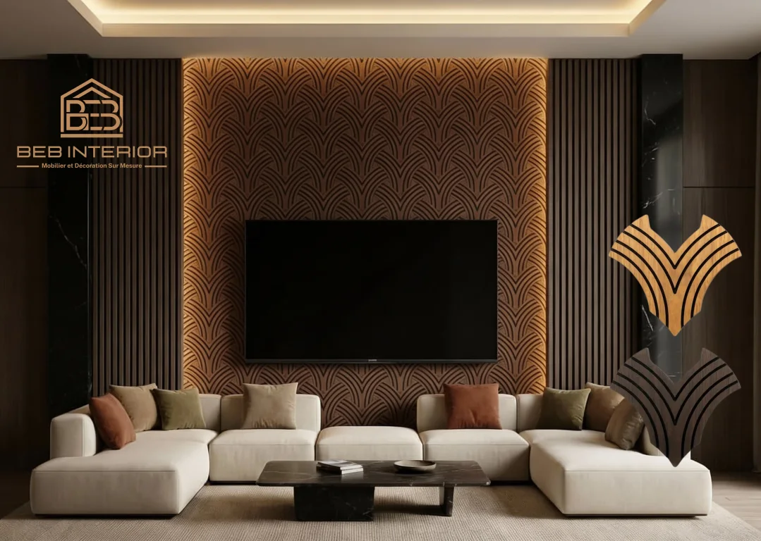 Habillages muraux décoratifs en bois
