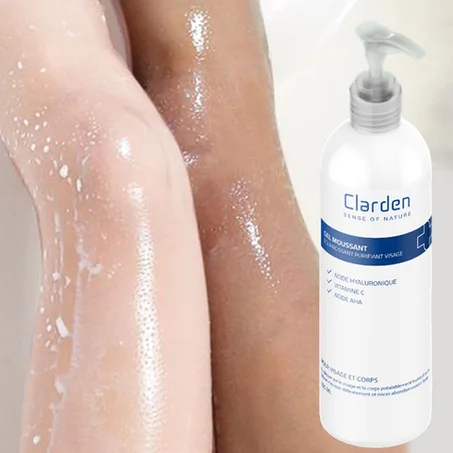 Clarden gel moussant pour visage
