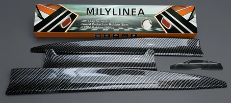 شريط زوائد ومصدات حماية مطاطي بمظهر ألياف الكربون (MILYLINEA EPDM Rubber)