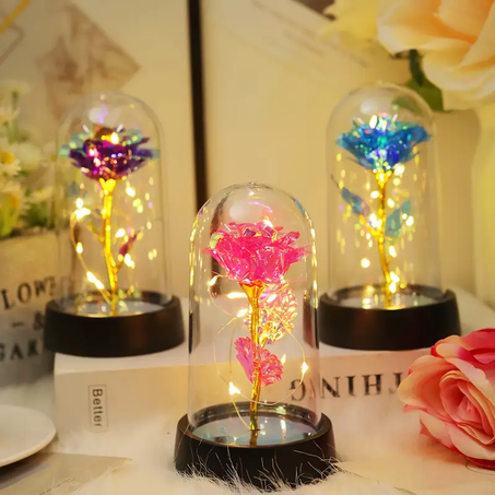 وردة الحب المضيئة