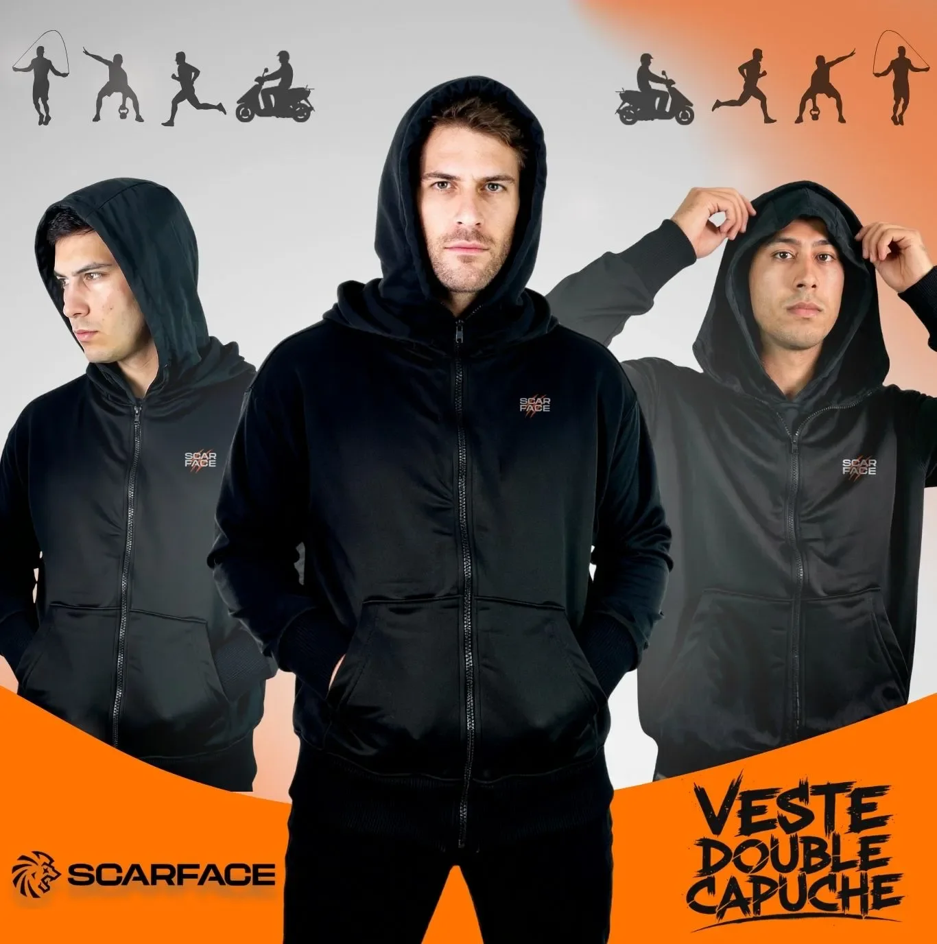 Veste Double Capuche