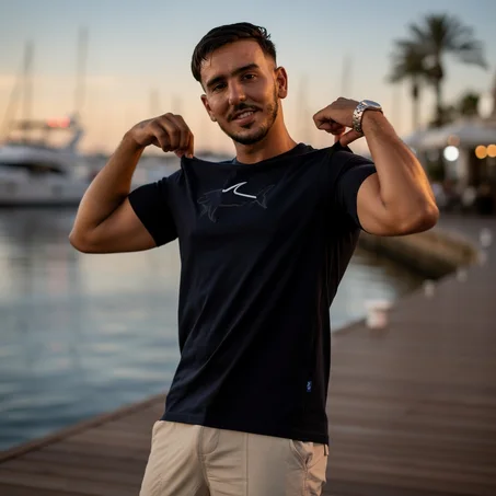 t-shirt le shark premium