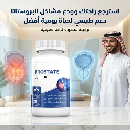 الحل الطبيعي للعناية بالبروستاتا.. في كبسولة واحدة.