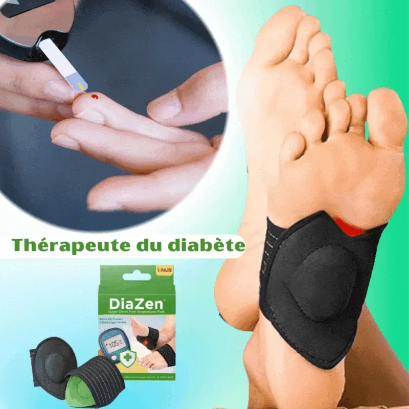 DiaZen™ Coussinets d'acupression pour les pieds
