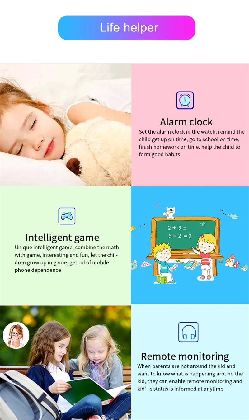 Montre Intelligente Pour Enfants  ساعة ذكية للأطفال