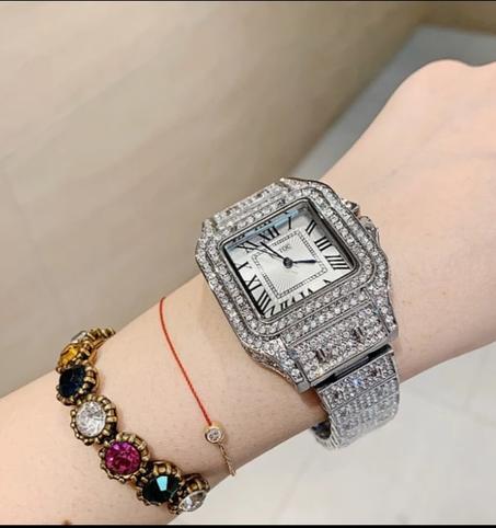 Montre à Quartz glacée: Pour Femmes