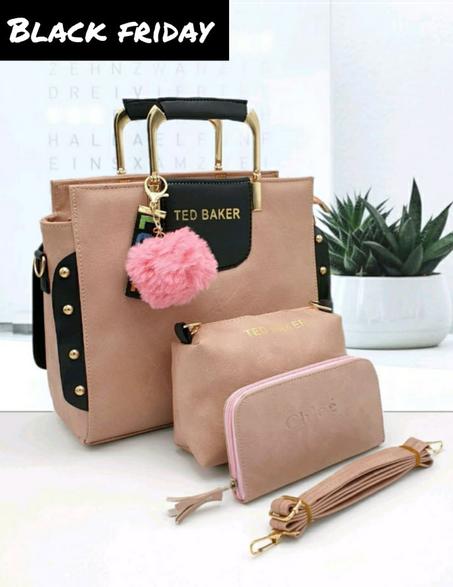 Sac a main pour Femme de Luxe haute qualité 3 pieces cuir
