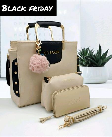 Sac a main pour Femme de Luxe haute qualité 3 pieces cuir