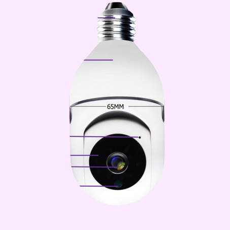 كاميرا على شكل مصباح