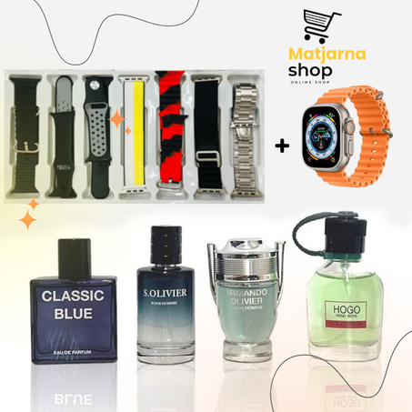 pack smart watch + pack parfum