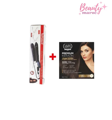 Kit Lissage Brésilien Laura Sims +  Lisseur et Boucleur